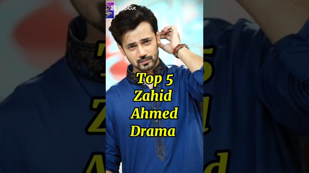 Top 5 Zahid Ahmed Dramas