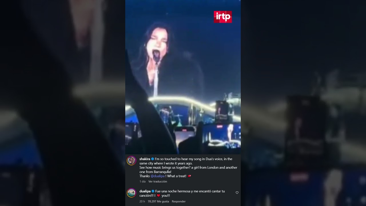 Shakira Reacciona a Dua Lipa Cantando 'Antología' 🎶