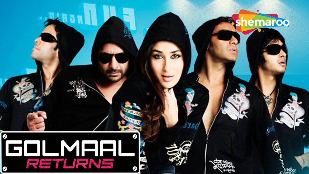 Golmaal Returns | Superhit Comedy Movie | Ajay Devgan- Arshad Warsi - Tusshar Kapoor