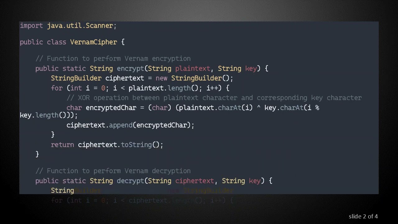 Master Vernam Cipher in Java: Easy Encryption & Decryption Guide 🔐