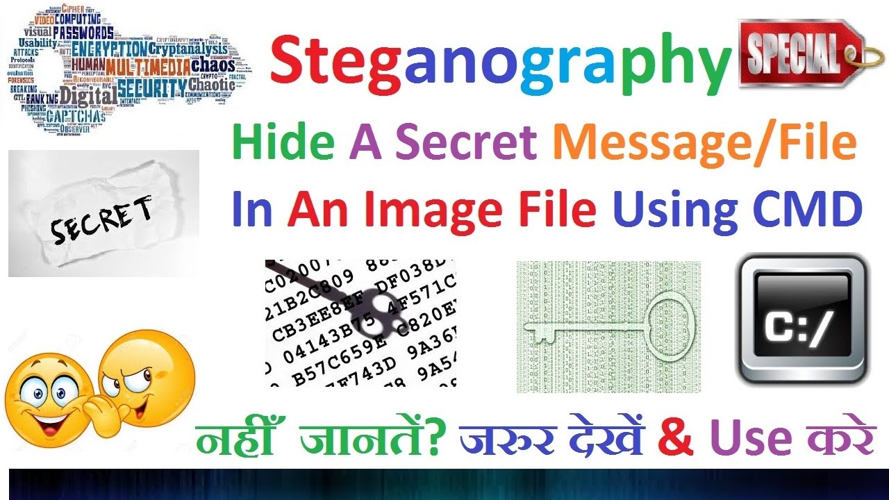 Learn How to Hide Secret Messages & Files in Images Using Command Prompt 🖼️