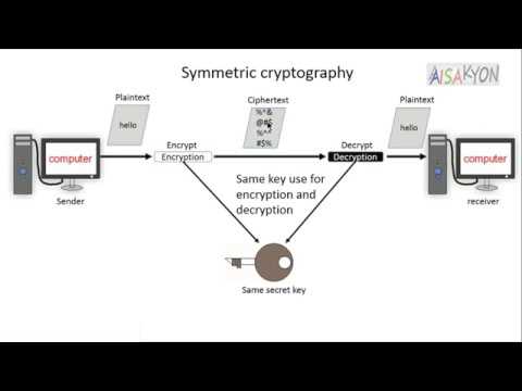 Cryptographic explained in hindi | Encryption | Decryption | Symmetric and Asymmetric Cryptography