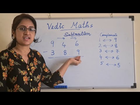 Vedic Maths for beginners || Tutorial 12 || Subtraction of 3 digit numbers
