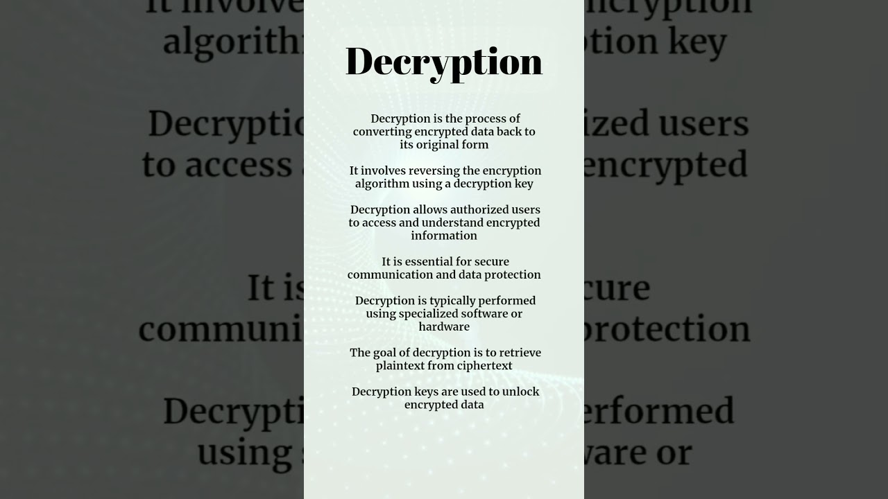 Decryption Explained π in Computer Basics