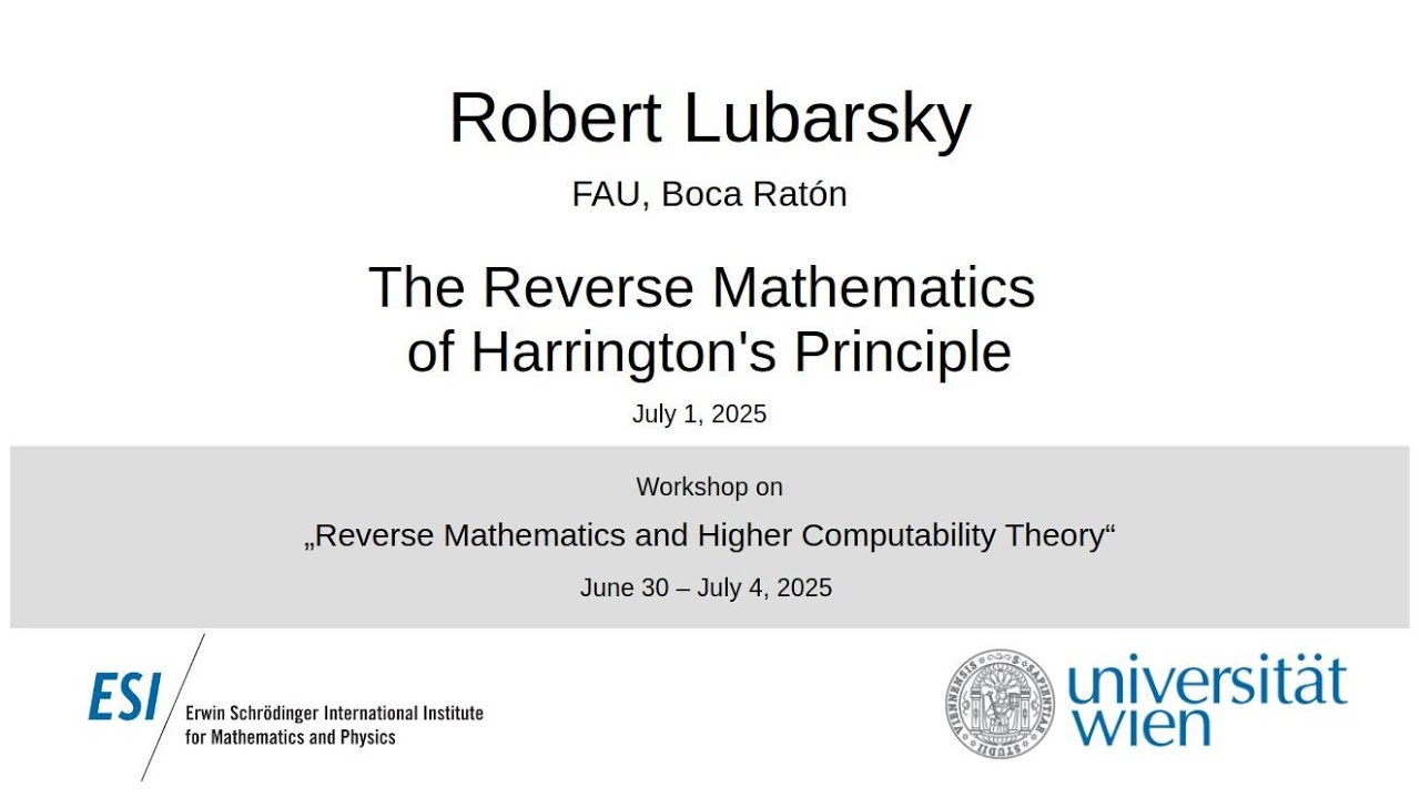 Exploring Harrington's Principle Through Reverse Mathematics 📚