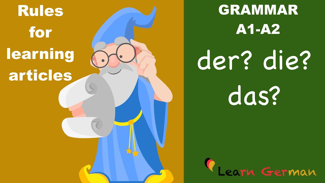 Learn German Articles: Understanding Der, Die, Das