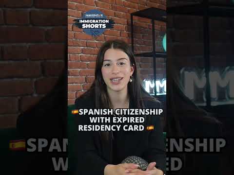Can You Obtain Your SPANISH CITIZENSHIP If Your RESIDENCY CARD Has Expired? 🤔🇪🇸 #immigration