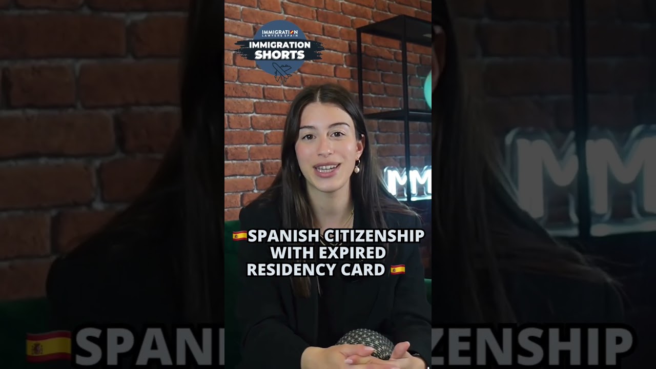 Can You Obtain Your SPANISH CITIZENSHIP If Your RESIDENCY CARD Has Expired? 🤔🇪🇸 #immigration