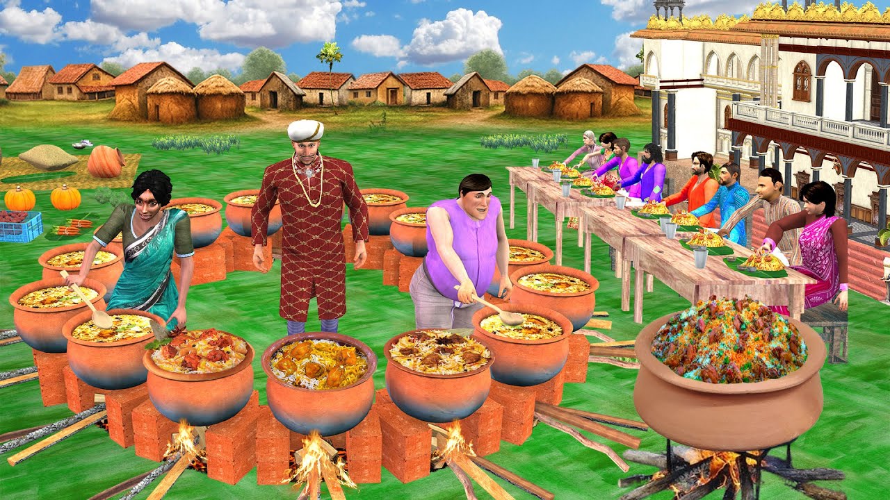 Raja's Favorite Chicken Pot Biryani 🍛 | Funniest Hindi Comedy & Moral Stories