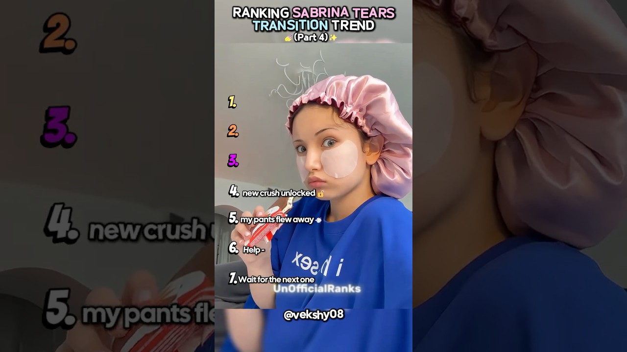 Best Sabrina Tears Transition Trend - Part 4 ✨