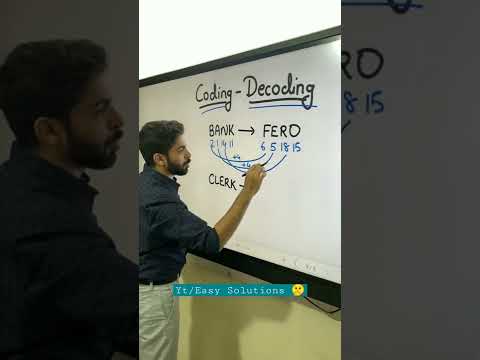 Coding - decoding questions Easy Solutions 🤫/Coding - decoding tricks 🤔