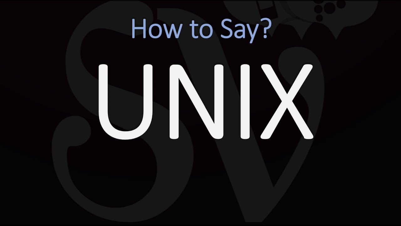 How to Pronounce UNIX Correctly 🖥️