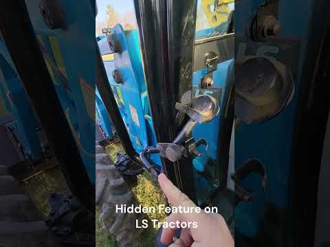 Hidden feature on some LS Tractors  #agriculturalmachinery #farming #tractor