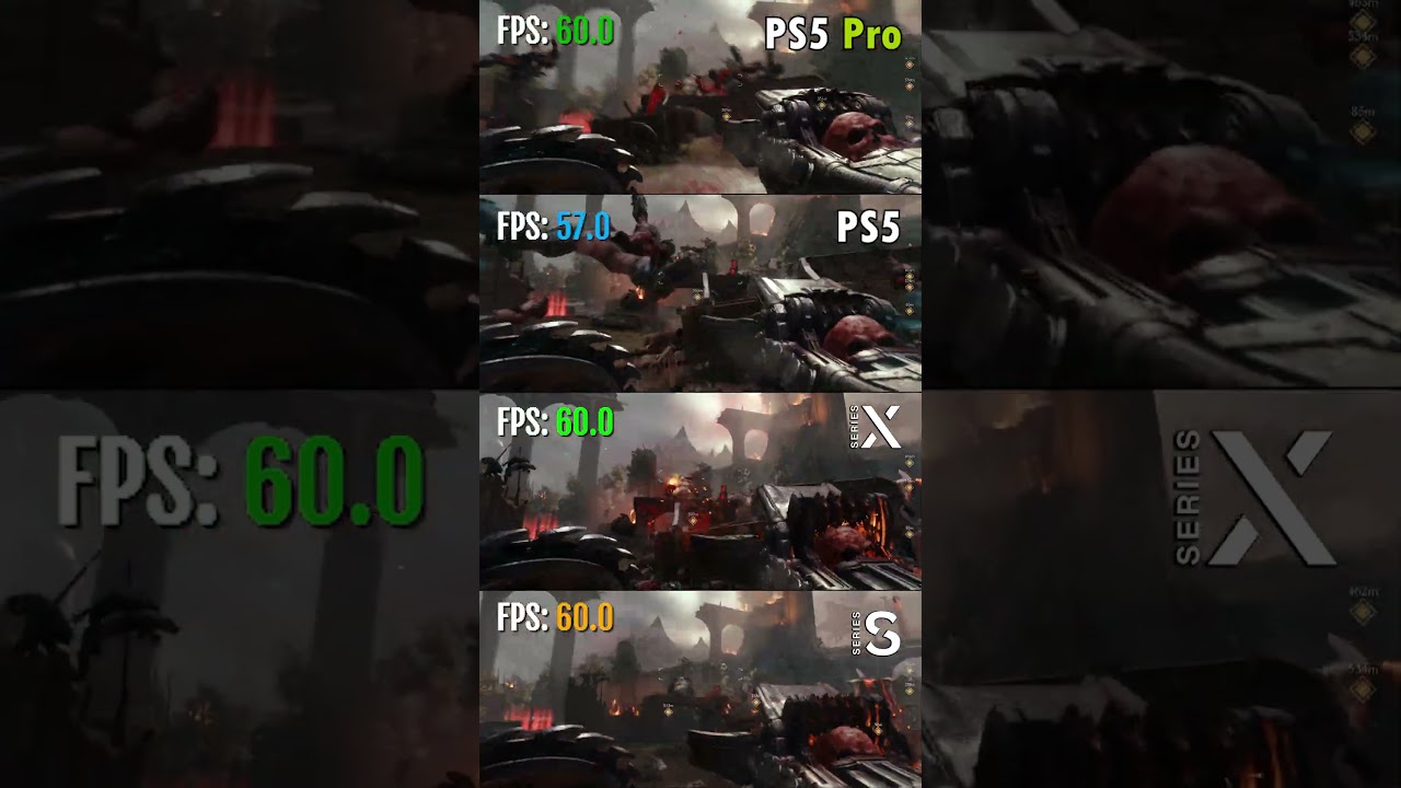 Doom: The Dark Ages - Xbox Series S/X vs. PS5/Pro ⚔️