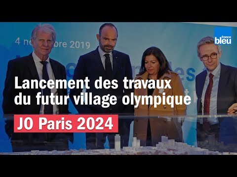 JO-2024 | Ădouard Philippe lance les travaux du futur village olympique en Seine-Saint-Denis