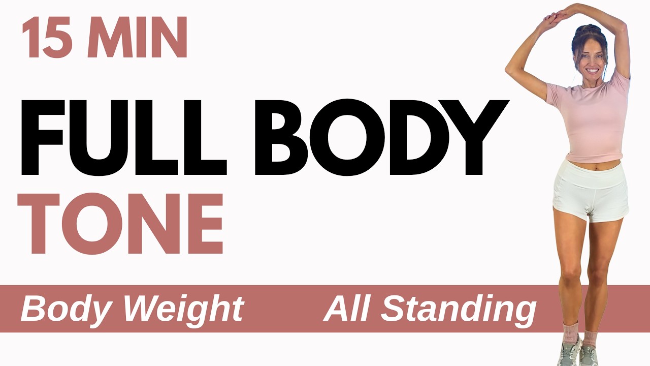 15-Min Full Body No Equipment Workout 🏋️‍♀️