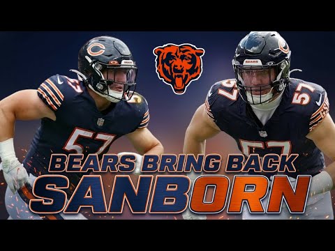 Bears Re-sign Jack Sanborn! 🐻