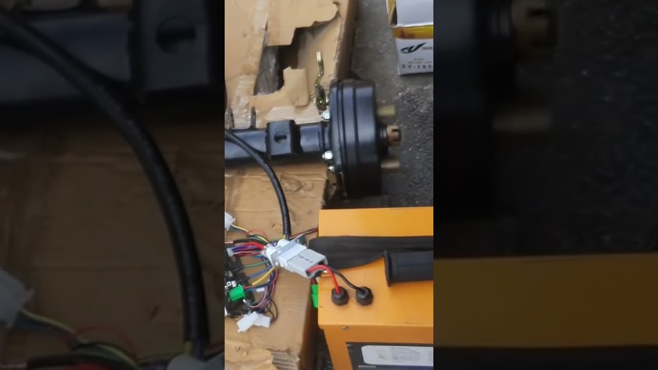 CY gold electric rickshaw kit