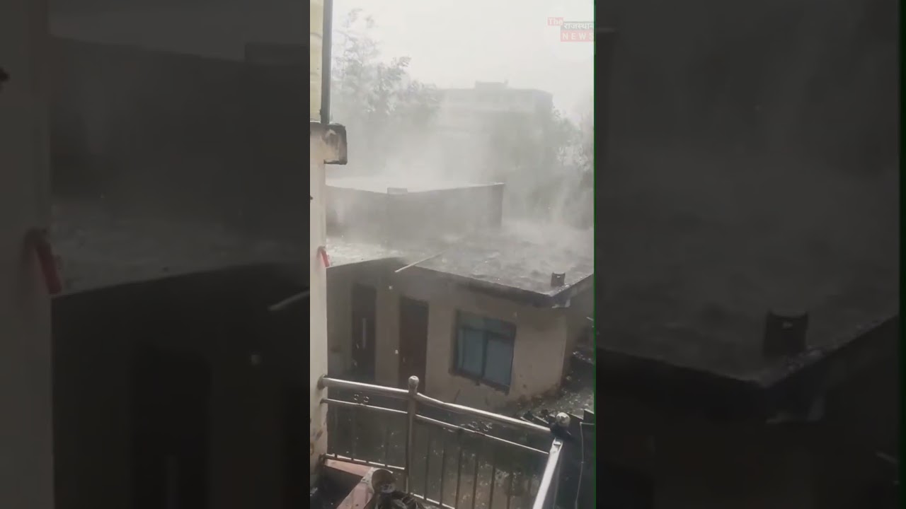 राजस्थान में ओलावृष्टि का दौर 🌧️