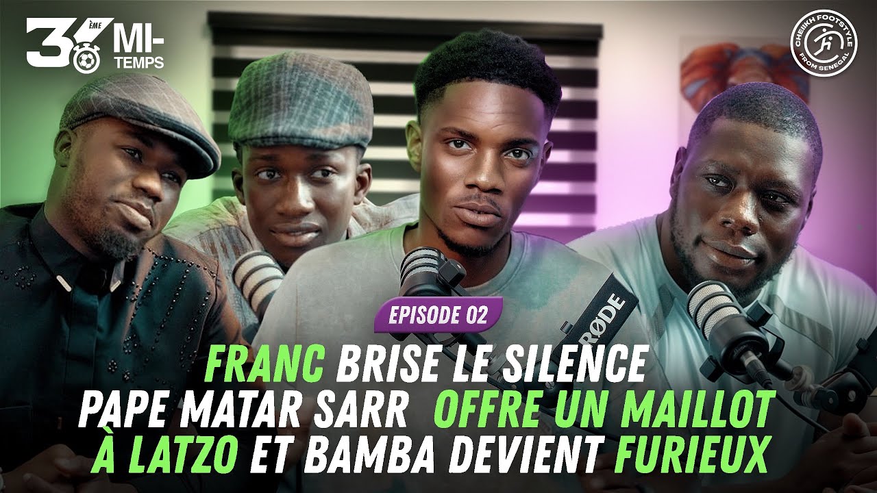 3e Mi-Temps : Franc dévoile son combat avec Modou Lo, Bamba lance une pique, et Latzo reçoit une surprise 😮