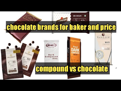 famous chocolate brands for bakers || compound vs Chocolate || chocolate price || types of Chocolate