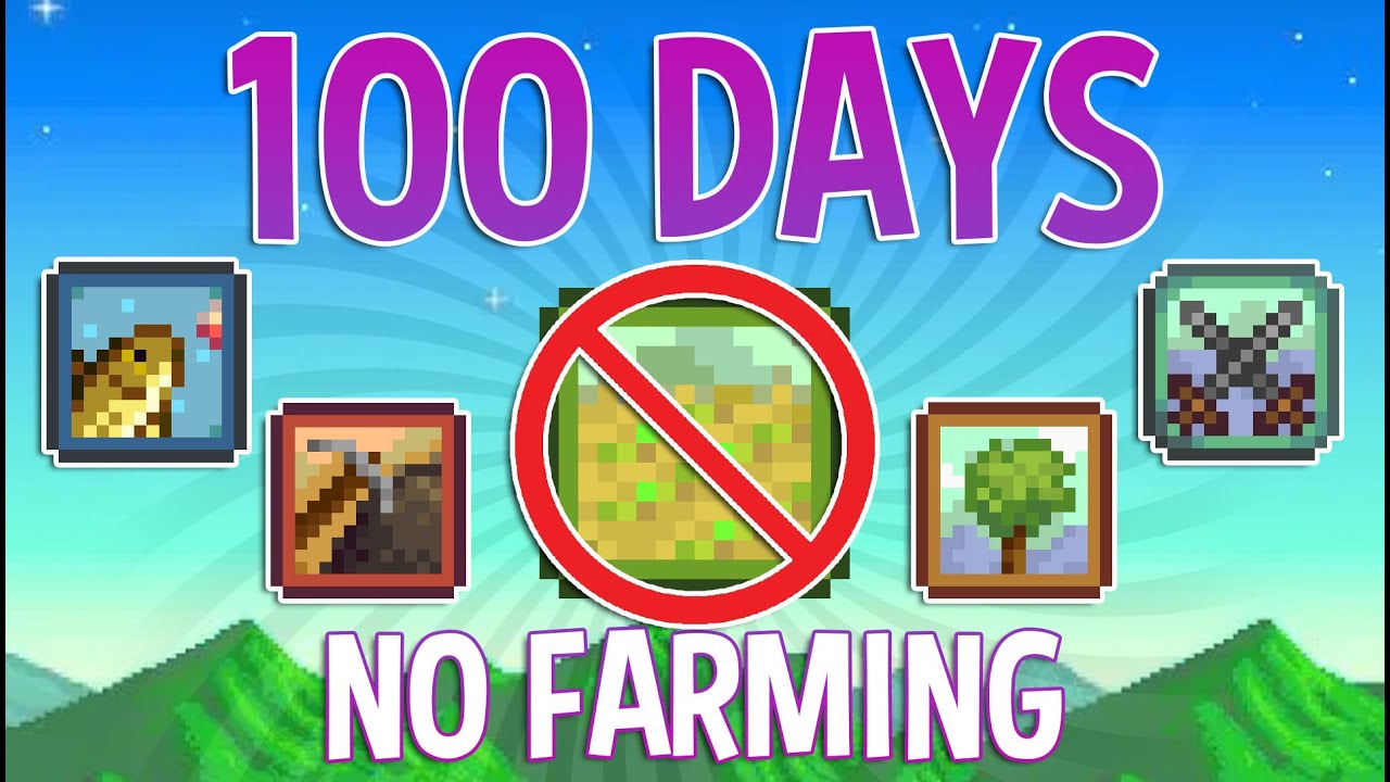 100 Days in Stardew Valley Without Farming 🌱