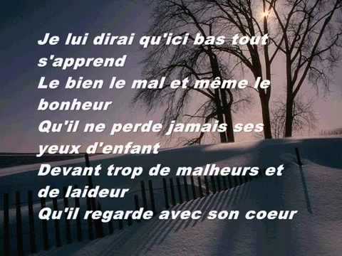 Celine Dion - Je Lui Dirai (Lyrics)