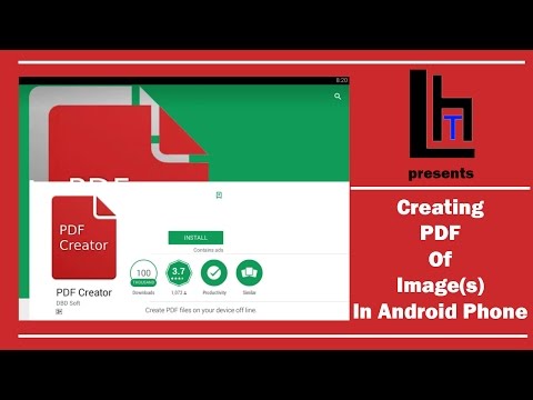 Convert Image To Pdf Using PdfCreator Android App
