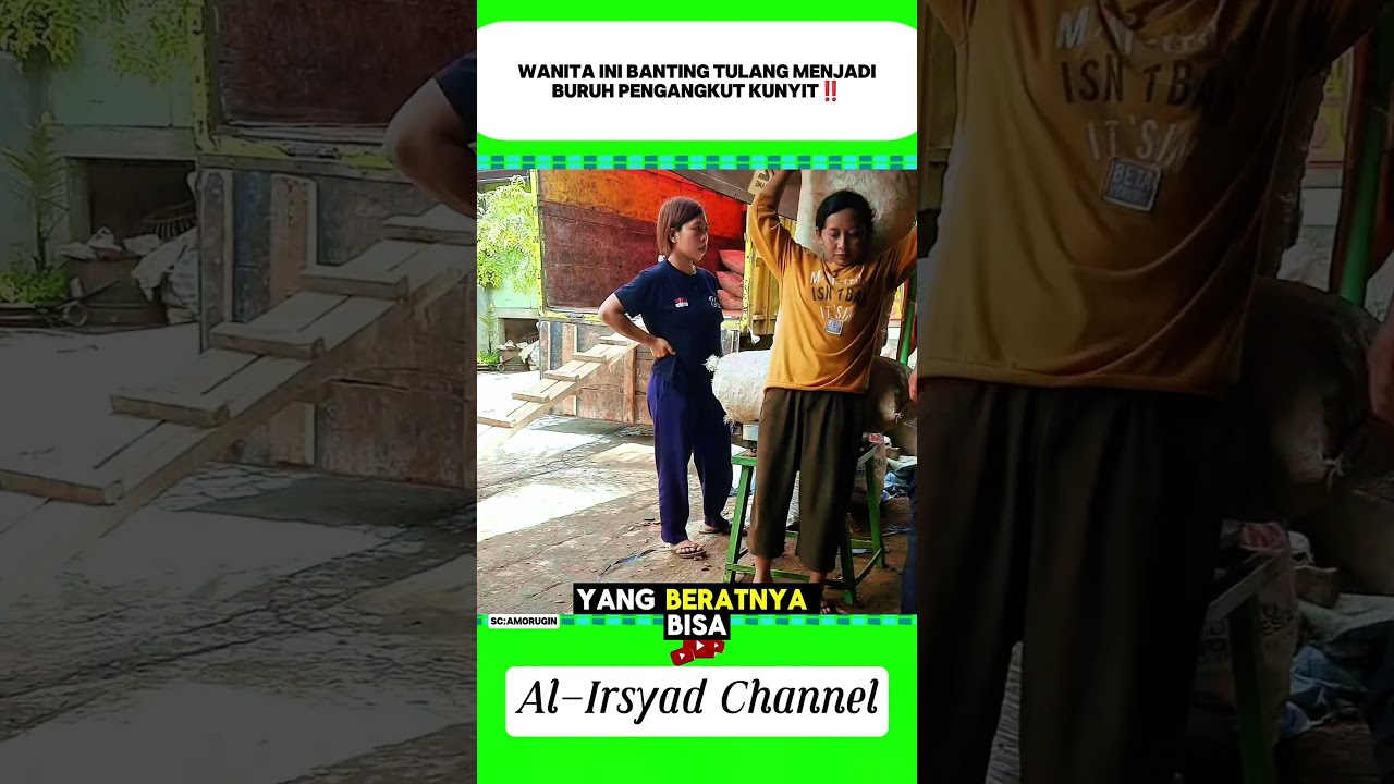 Ibu Jadi Kuli Angkut Barang, Demi Keluarga 🚚