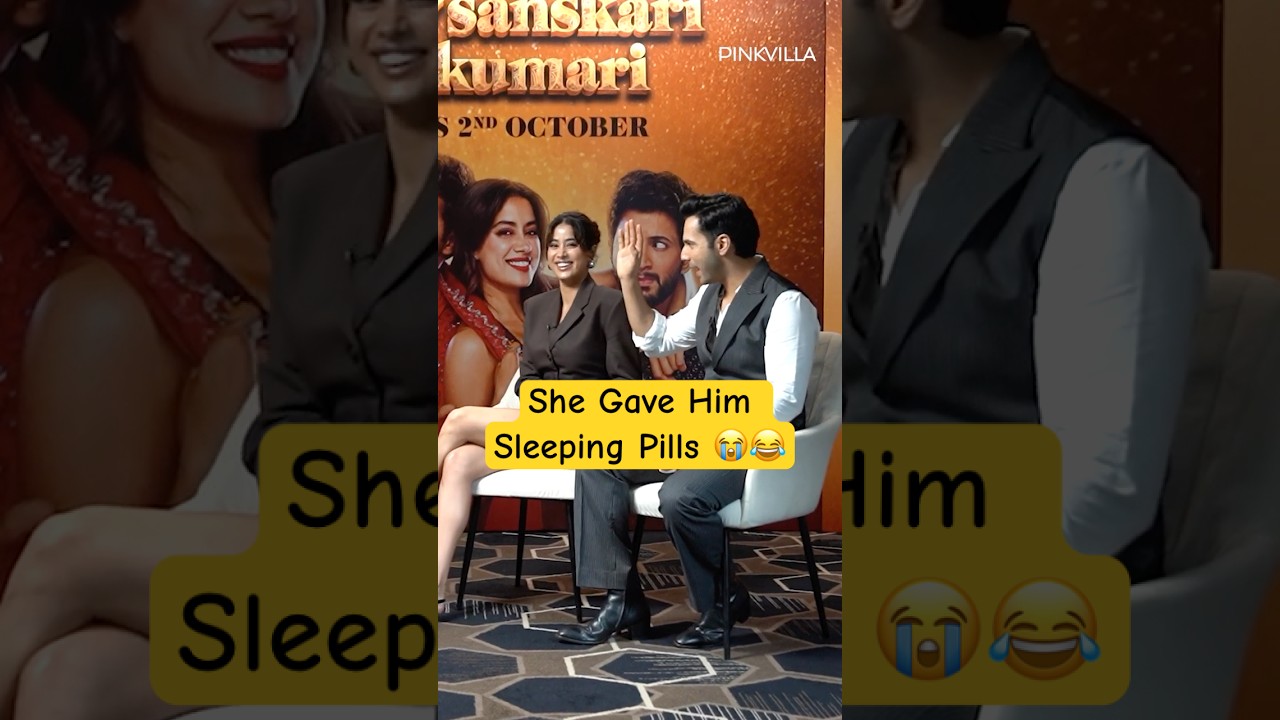 Janhvi Kapoor Playfully Gave Sleeping Pills to Varun Dhawan