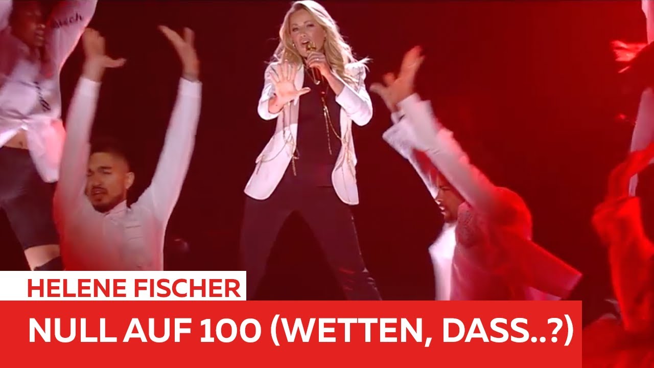 Helene Fischer performs 'Null auf 100' on Wetten, dass..? 🎤
