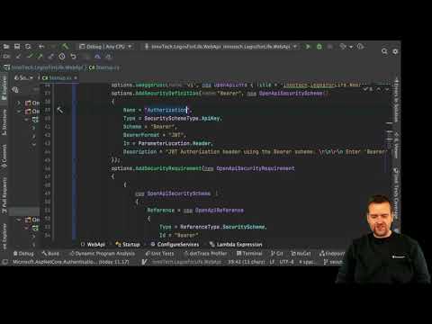 Distributed Programming Fullstack 2021 | S3P10 | Security | Add Bearer JWT to Swagger in Startup Fil