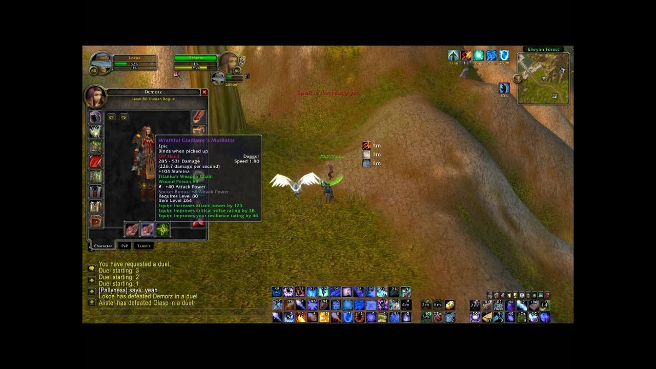 Wow: Lokoe The Duelist Part 2 (Fire mage) [HD]