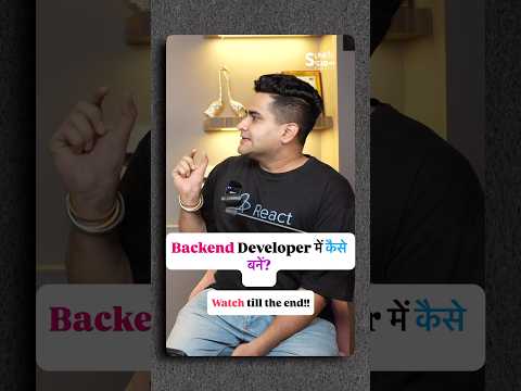 How to Become a Backend Developer? #shorts #jobs #javscript