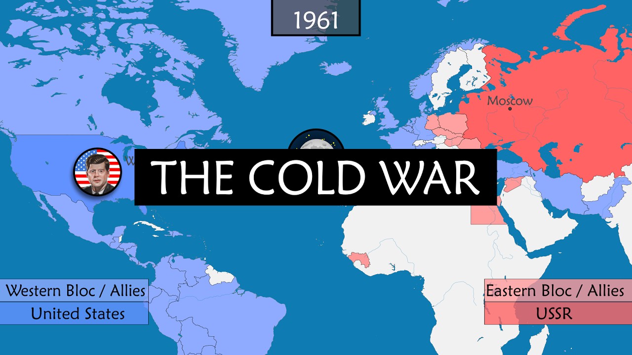 Cold War Timeline on a Map 🌍