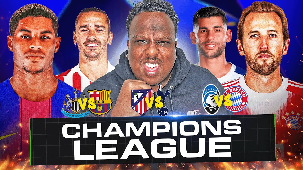 Champions League LIVE: Newcastle, Barcelona & More ⚽