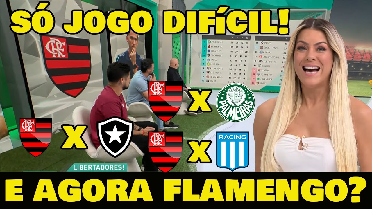 Renata Fan comenta os desafios dos próximos jogos do Flamengo na Libertadores e Brasileirão ⚽
