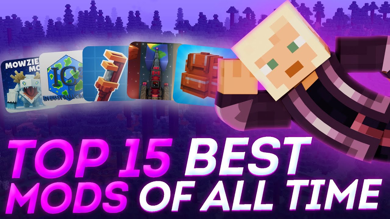 Top 15 Minecraft Mods of All Time! (Under 7 mins) 🎮