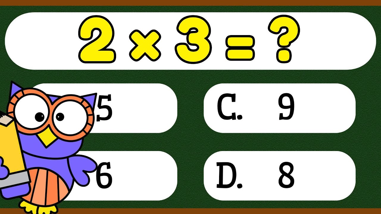 Divertido Quiz de Matemática para Crianças: Multiplicação Simples 🧮