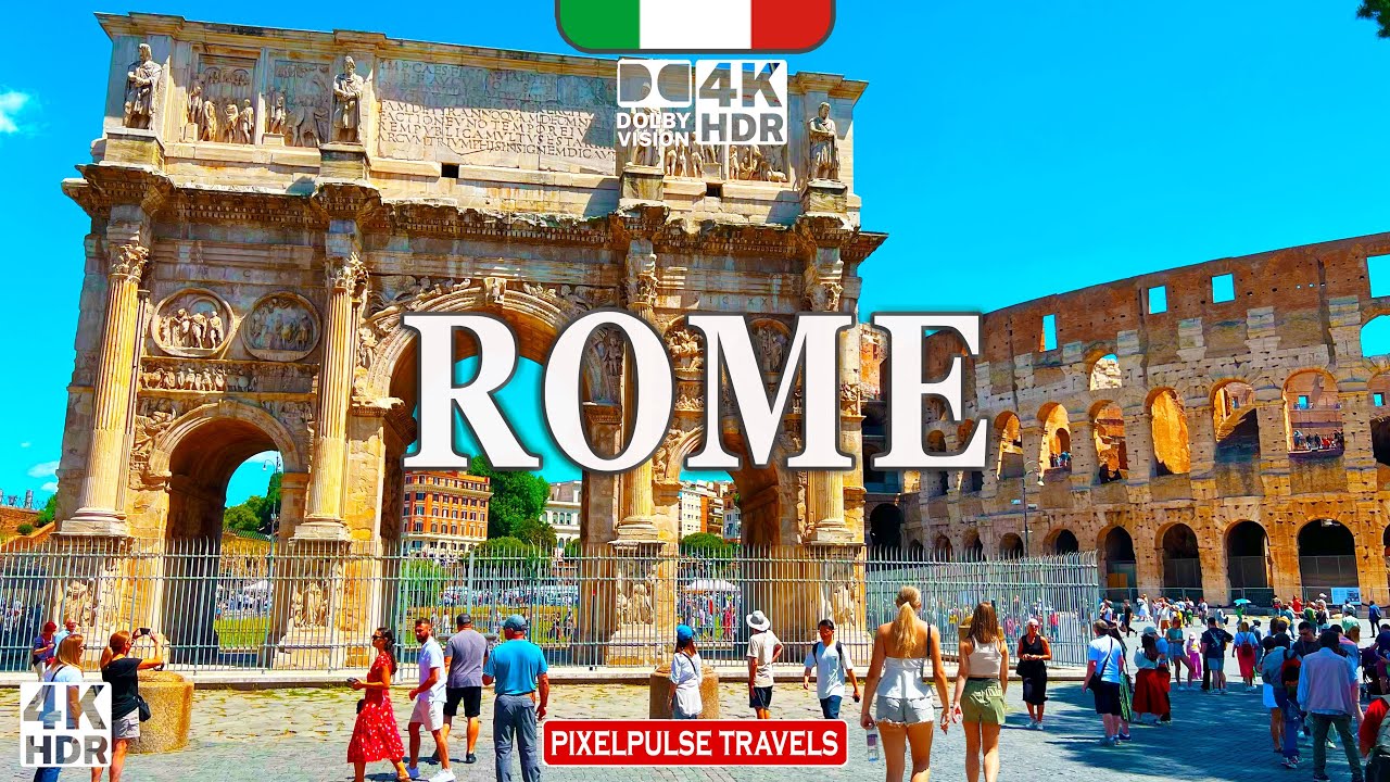 Rome | Italy Walking Tour in 4K 60fps ☀️🇮🇹 Ultimate Travel Guide