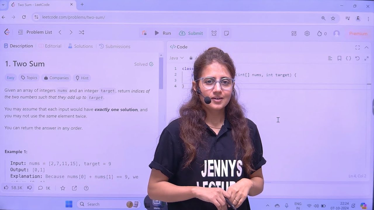 Master the Two Sum Problem with Our Easy-to-Follow LeetCode Solution | Placement Series 💡