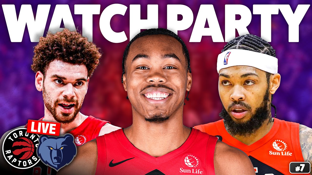 🚨 Raptors vs Grizzlies Live Watch Party – Can Toronto Secure Back-to-Back Wins?