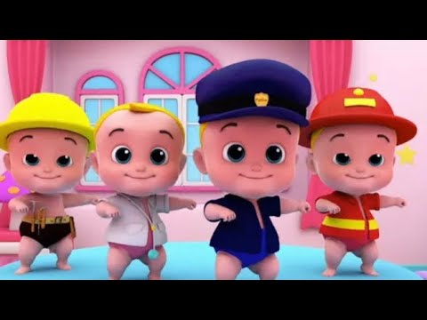 Пять маленьких детей | Прыгающая детская песенка 🧸