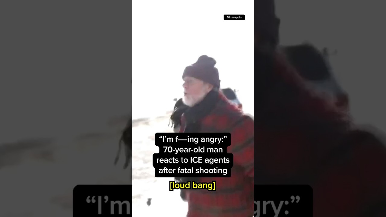 70-Year-Old Man Reacts to Fatal ICE Shooting 😡