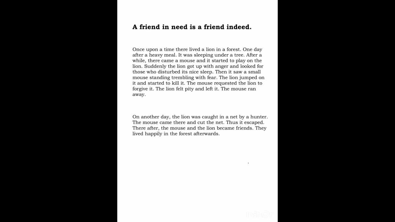 A True Friend in Need 🤝