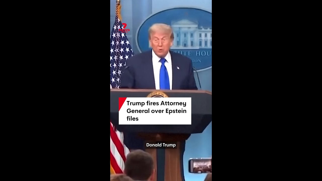 Trump Dismisses AG Pam Bondi Over Epstein Files 🚨