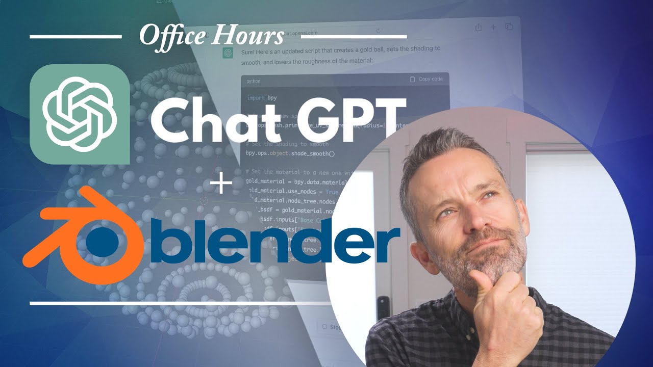 Blender & AI: Create 3D Models with ChatGPT 🤖