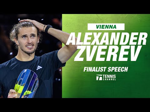 Alexander Zverev Finalist Speech | 2025 Vienna