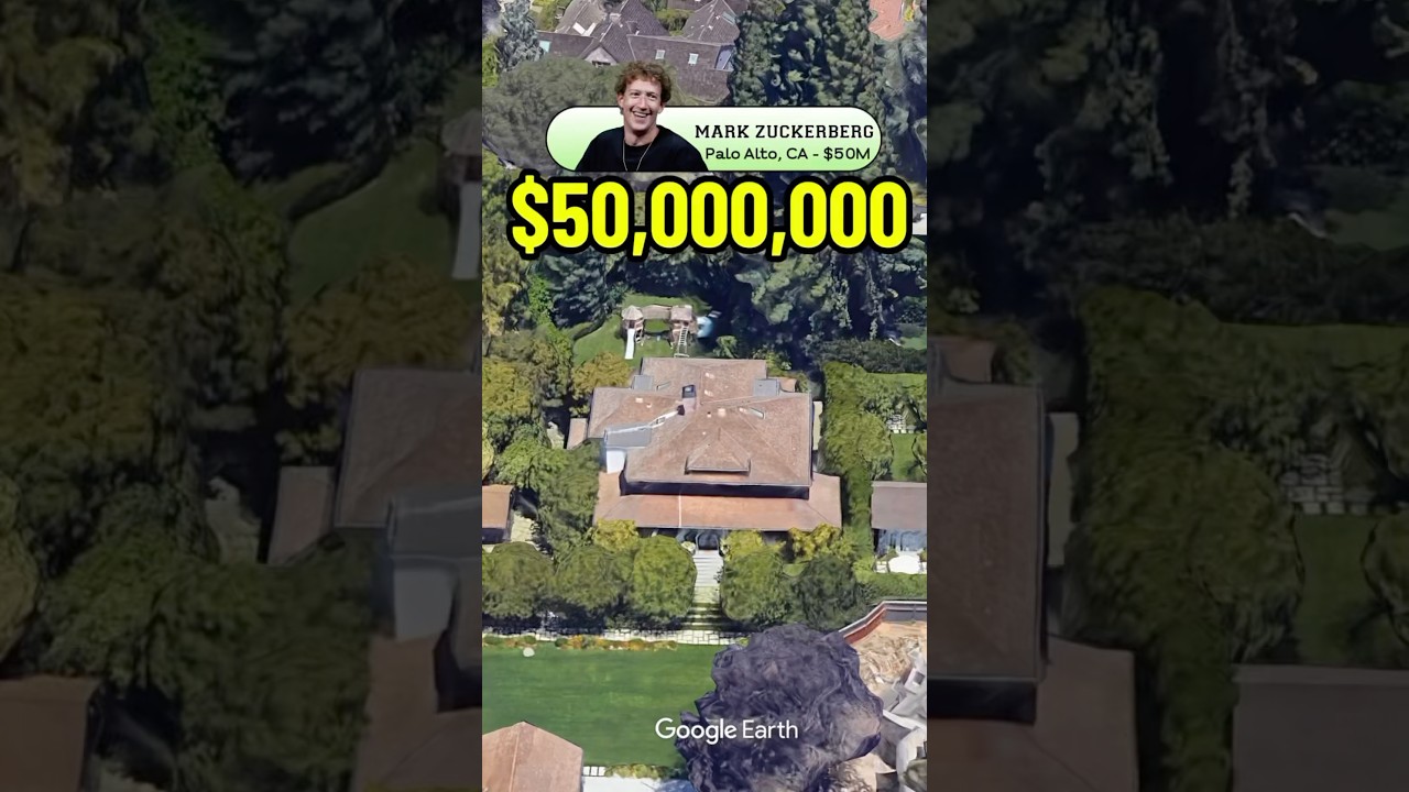 Mark Zuckerberg's Palo Alto Home Valued at $50 Million