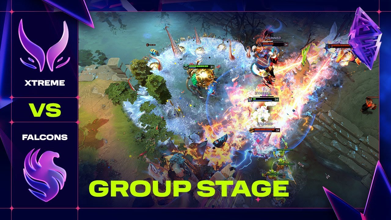 Falcons vs Xtreme - BLAST Slam V Dota 2 Highlights